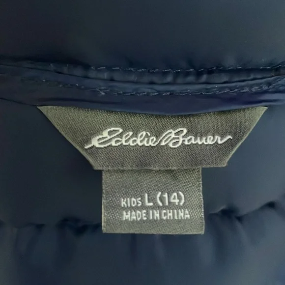 Eddie Bauer Down Puffer Jacket Size Large